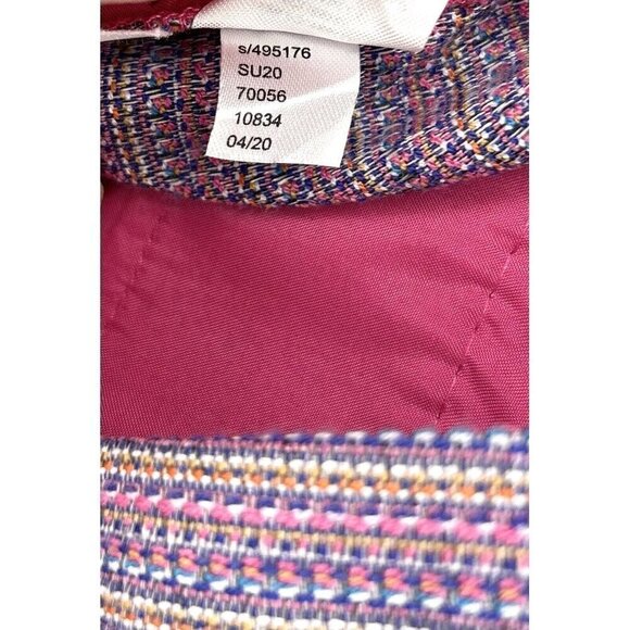 Ann Taylor LOFT The Riviera Short Women's 4 Pink Stripe Casual Summer Preppy Mod - Picture 14 of 14